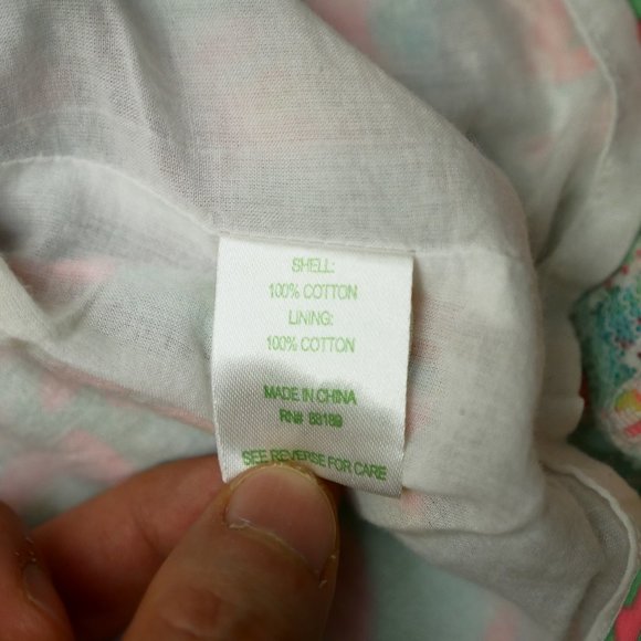 Lilly Pulitzer Corrie Mini Skirt Sz 2—Sandbar Blu Make A Splash Print 54539 - Picture 9 of 10